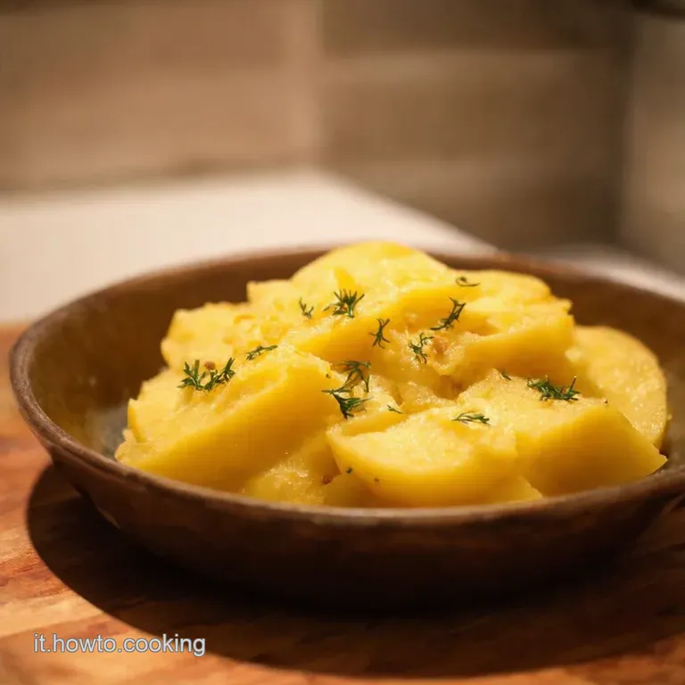 Sfoglia Di Patate Baked Potato Layer Cake Italian Style presentation