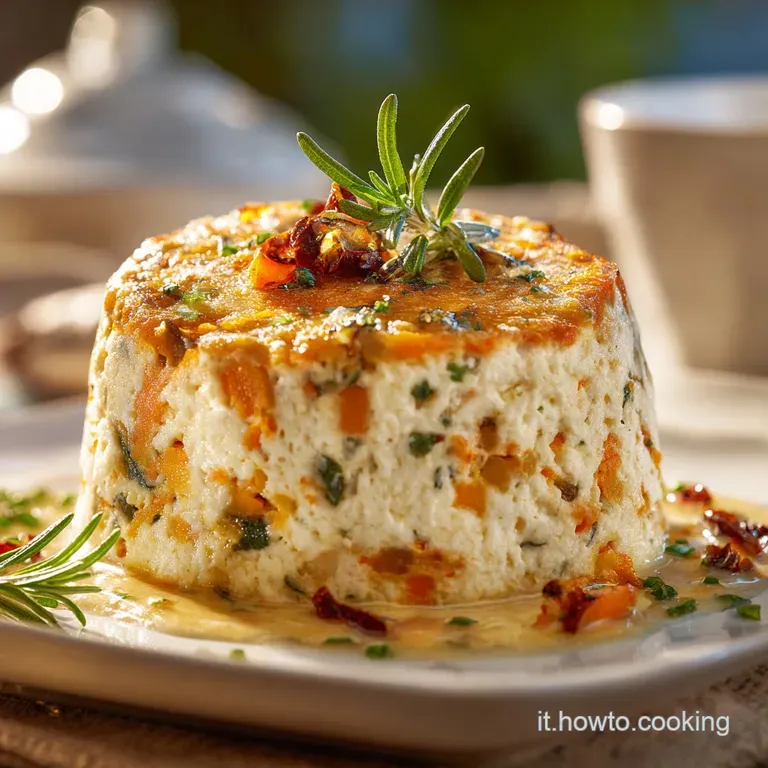 Sformato di ricotta e verdure il segreto per una consistenza cremosa e soffice