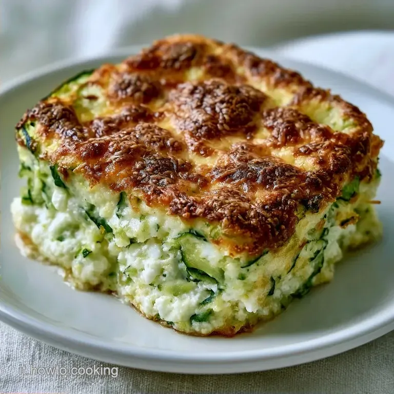 Sformato di Zucchine Grattugiate con Ricotta