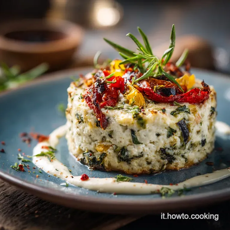 Sformato di ricotta e verdure di stagione Cremoso Facile e Veloce