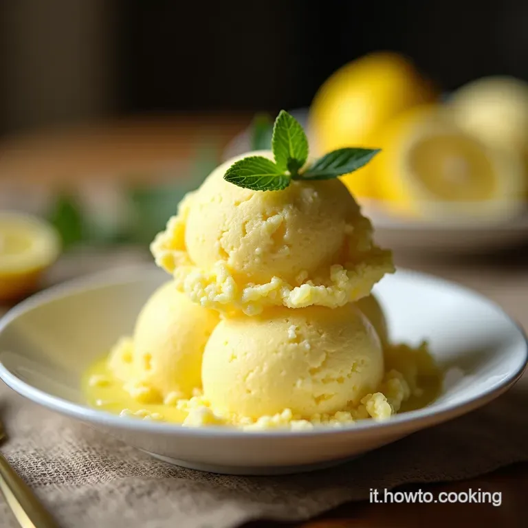 Sorbetto al Limone Freschezza dEstate
