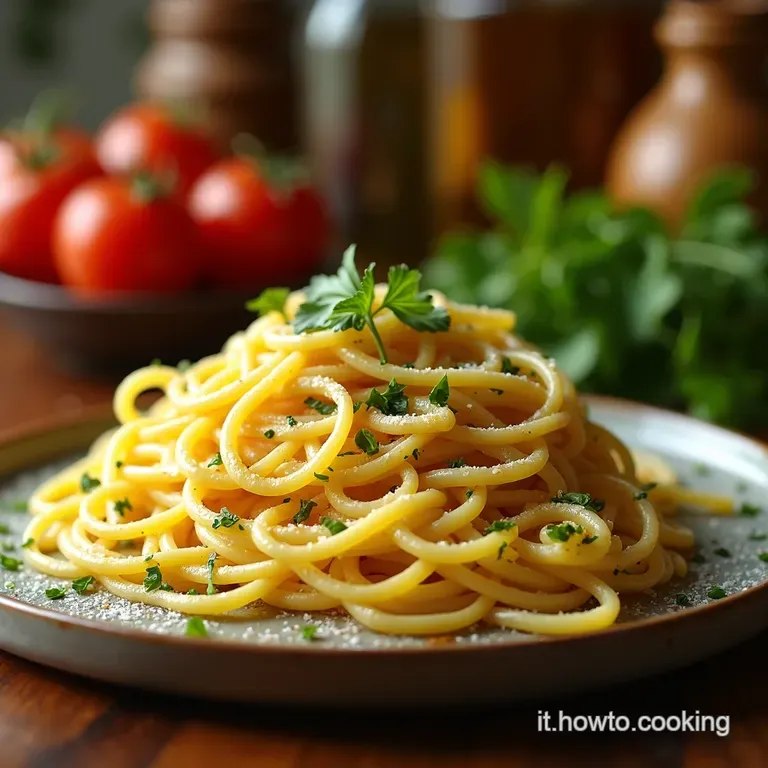 Spaghetti Aglio E Olio Sinfonia Di Semplicit&agrave; presentation