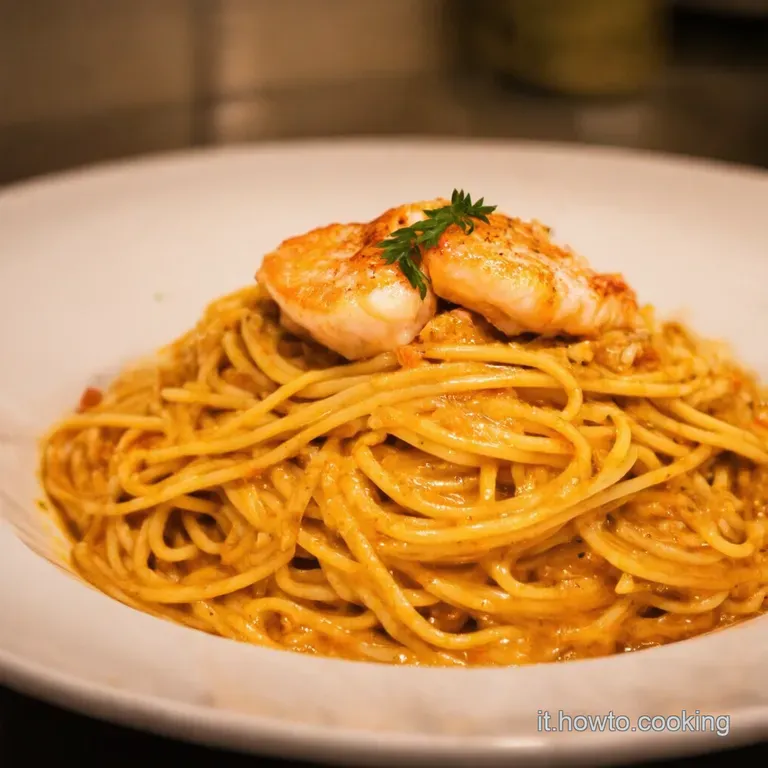 Spaghetti Allo Scoglio presentation