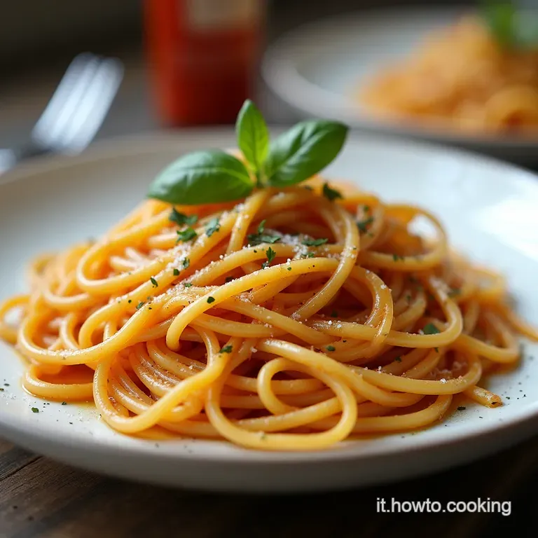 Spaghetti di Soia Alla Contadina Veloci Il Primo Piatto Rustico e Leggero che sa di Campagna