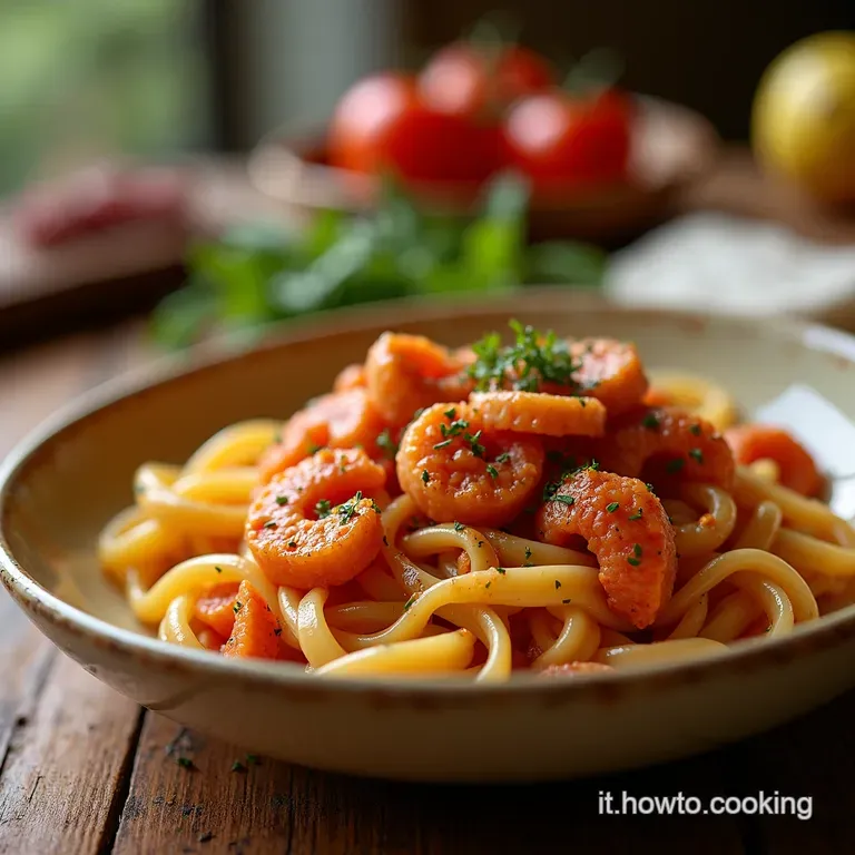 Spaghettoni Al Rag&ugrave; Di Polpo a Taste of the Mediterranean presentation