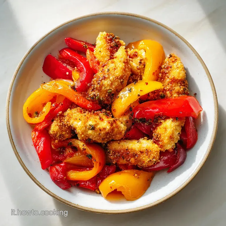 Straccetti di Pollo: Croccanti ai Peperoni