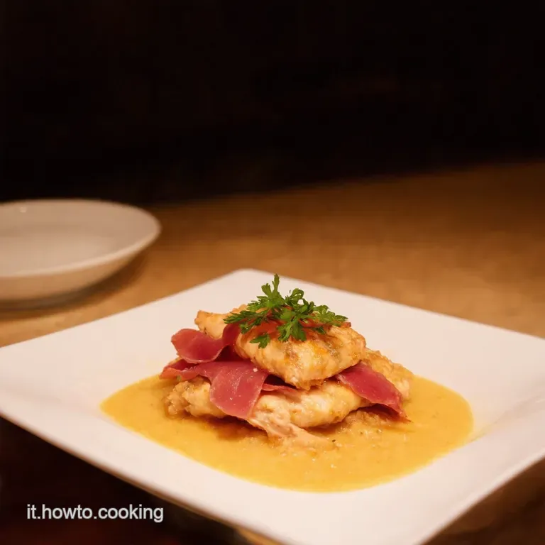 Straccetti Di Pollo Con Prosciutto Cotto presentation