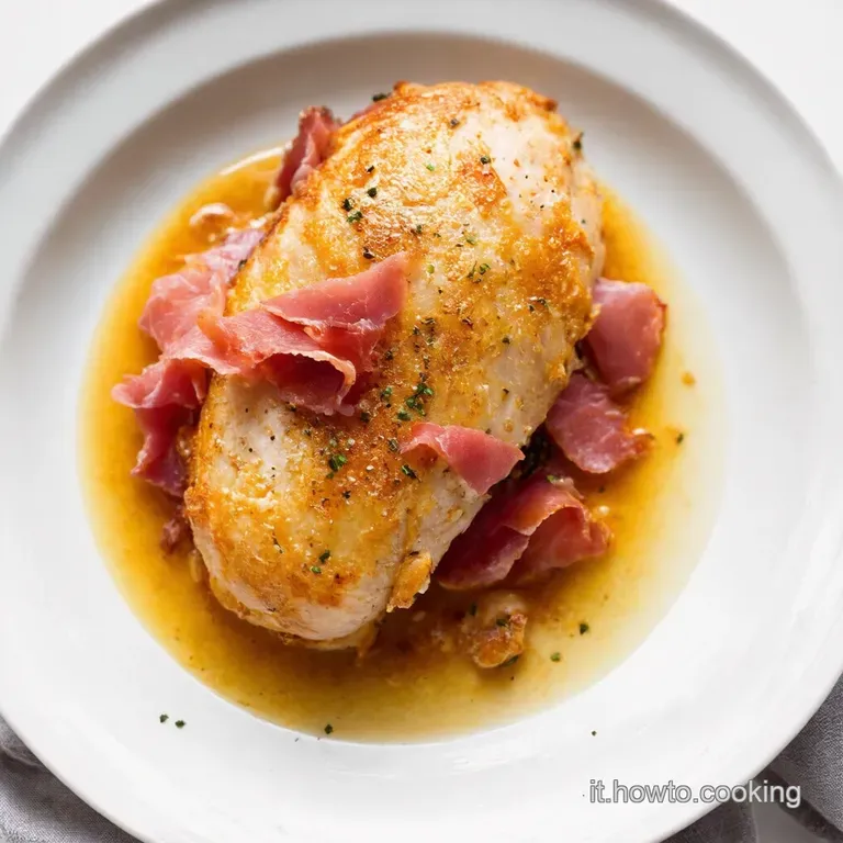 Straccetti di Pollo con Prosciutto Cotto