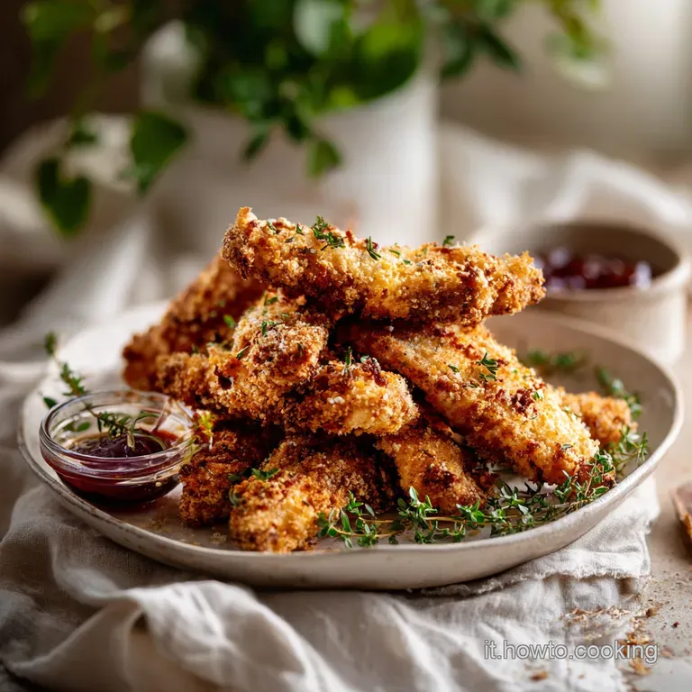 Ricetta Straccetti di Pollo Saporiti: Doratura Perfetta