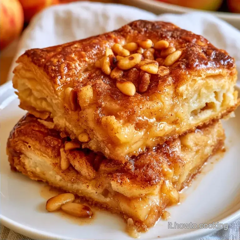 Strudel Di Mele Pasta Sfoglia Pronta con Cannella