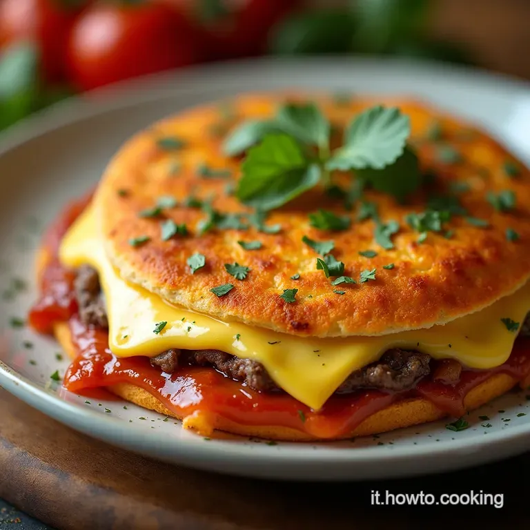 Il Taco Melt Supreme Tortilla Croccante Ripieno Messicano e Cuore Filante di Formaggio