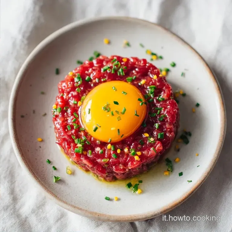 Tartare Di Manzo Gourmet: Raffinata e Fresca