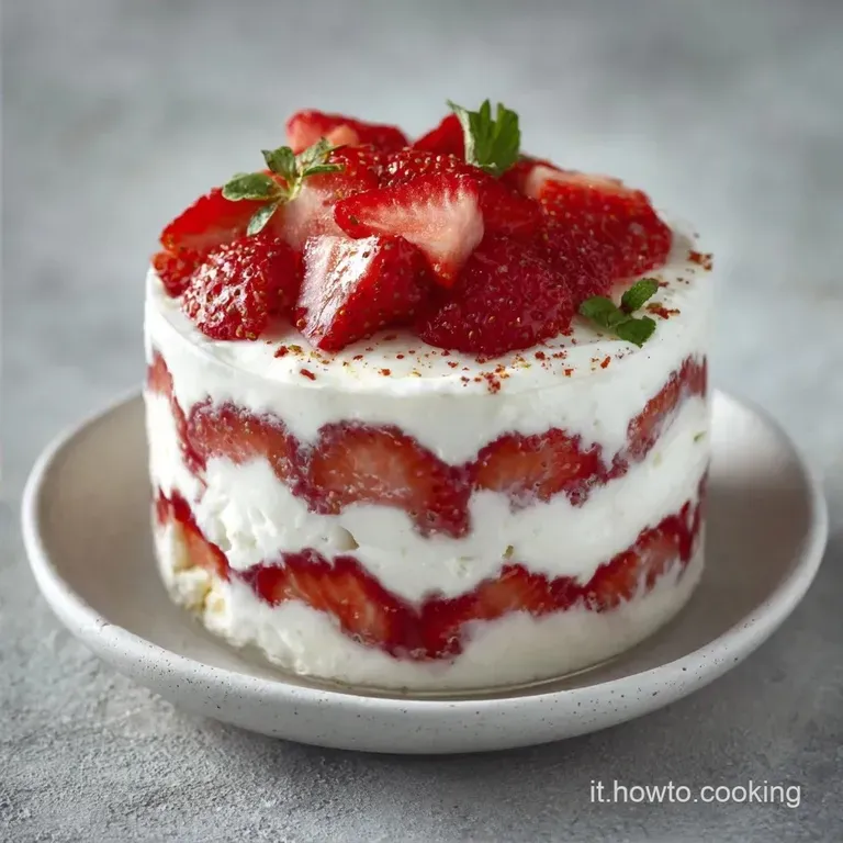 Tiramis&ugrave; Cremoso alle Fragole: Fresco e Vellutato