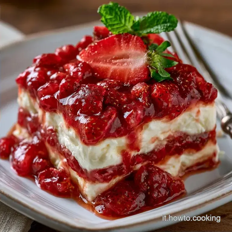 Tiramis&ugrave; Alle Fragole: Fresco e Vellutato