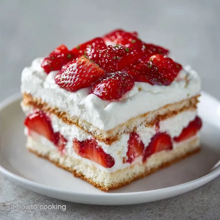 Tiramis&ugrave; Alle Fragole e Panna Montata: Vellutato