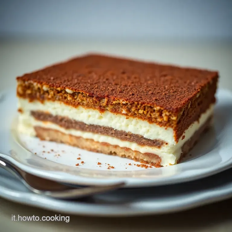 Tiramis&ugrave; Del Nonno Rivisitato Con Mascarpone E Amaretto presentation
