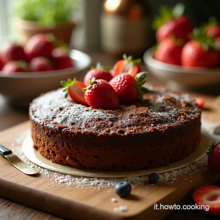 Torta Al Cioccolato 3 Ingredienti Il Dolce Pi&ugrave; Facile Del Mondo presentation