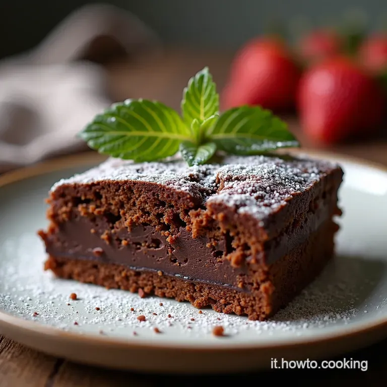 Torta al Cioccolato allAcqua Soffice Delizia Senza Uova e Latticini