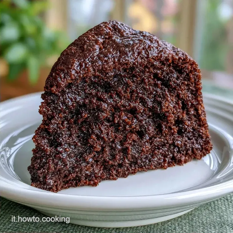 Torta Al Cioccolato In Friggitrice Ad Aria