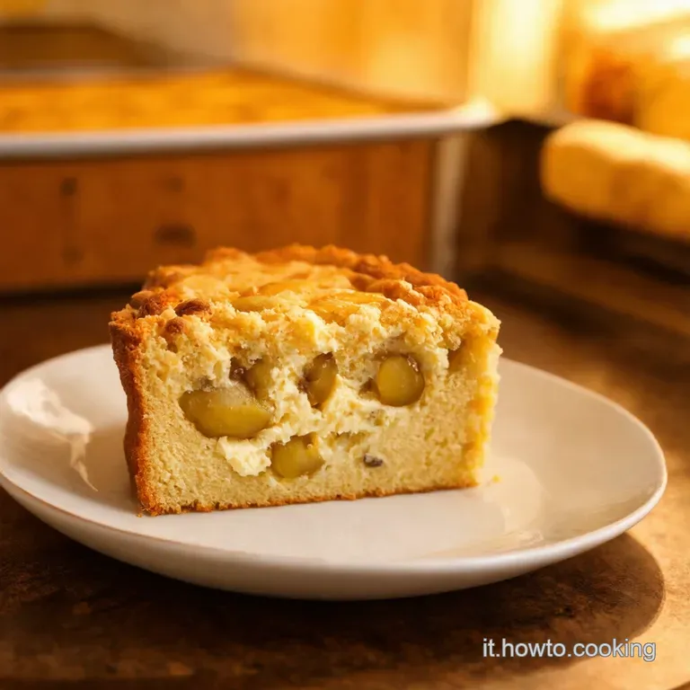 Torta Di Pere E Ricotta Con Crumble Alle Noci presentation