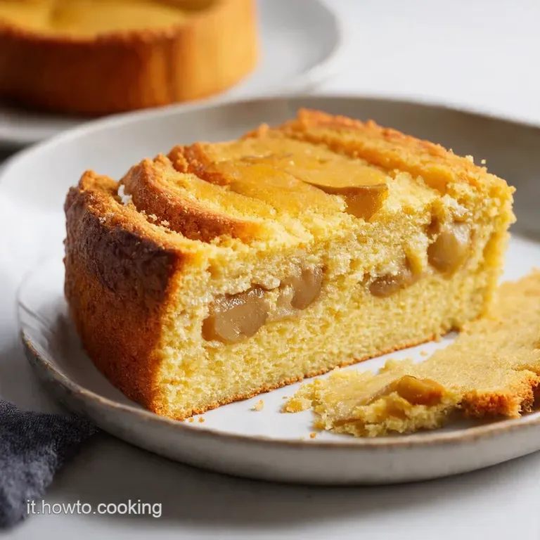 Torta di Pere e Ricotta con Crumble alle Noci
