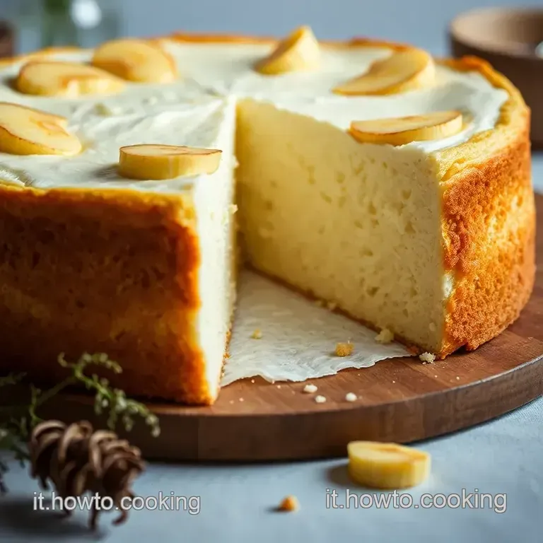 Torta Di Ricotta E Pere presentation