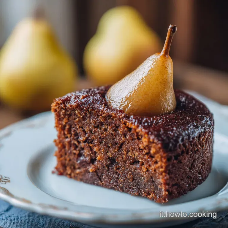 Torta Pere e Cioccolato: Soffice e Profumata