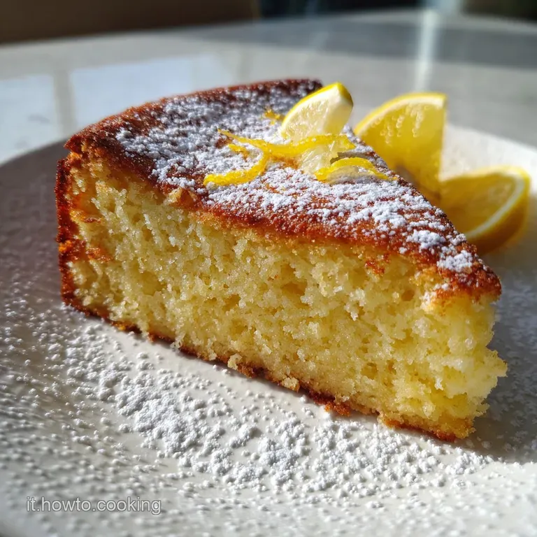 Torta Ricotta e Limone Cremosa