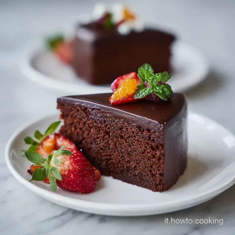 Torta Sacher Classica: Cioccolato e Confettura