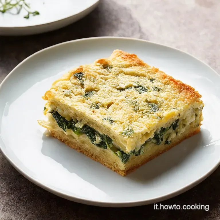 Torta Salata di Pasta Bris&eacute;e con Ricotta e Spinaci