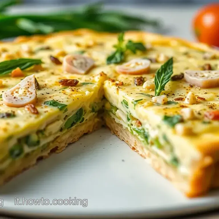 Torta Salata Primaverile con Asparagi e Parmigiano