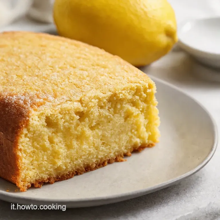Torta Soffice al Limone Ricetta di Famiglia