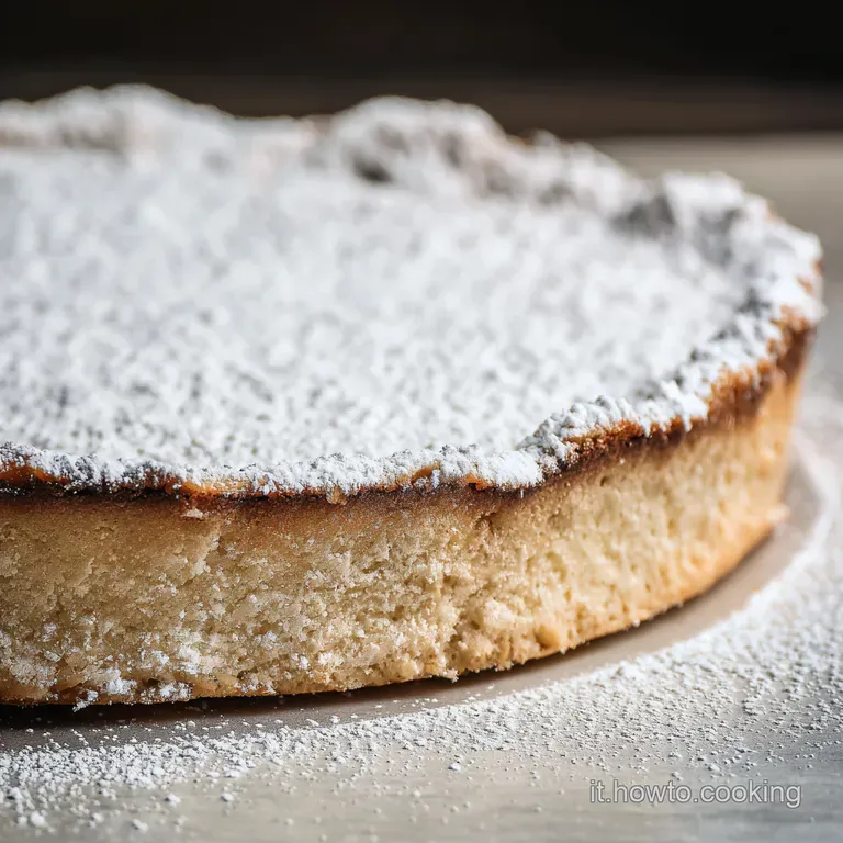 Torta Soffice di Mandorle e Limone