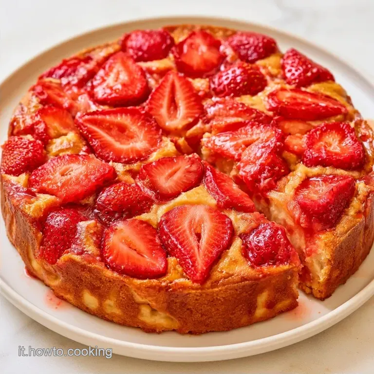 Torta Yogurt Fragole con Yogurt Greco