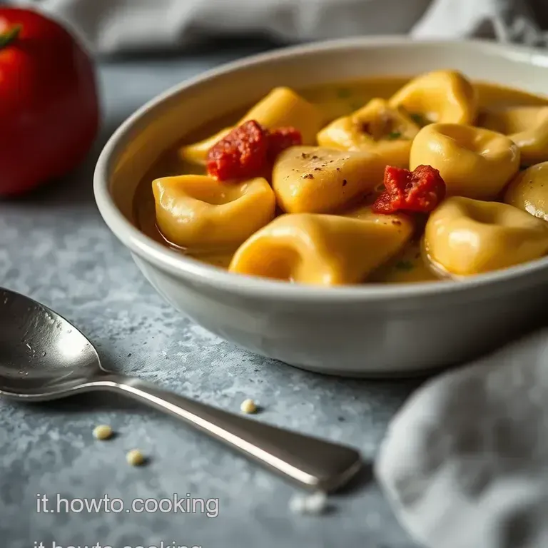 Tortellini in Brodo Di Cappone presentation