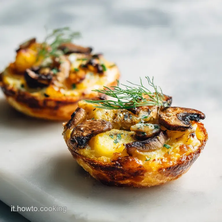Tortine di Patate e Funghi: Croccanti e Vellutate