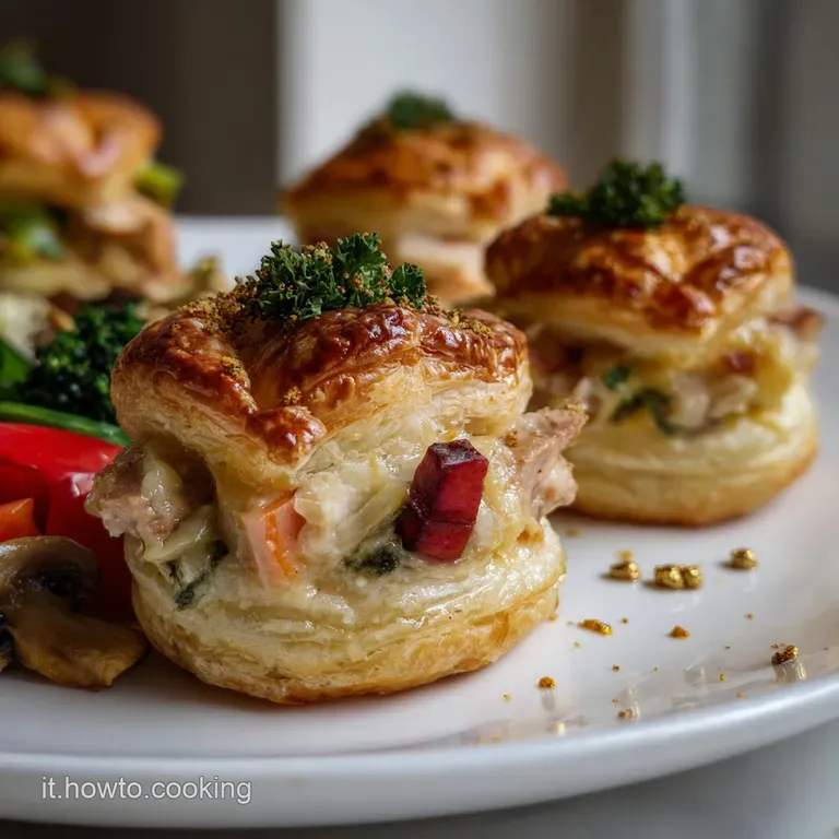 Voulevant Ripieni Salati: Sfoglia e Mousse Perfette