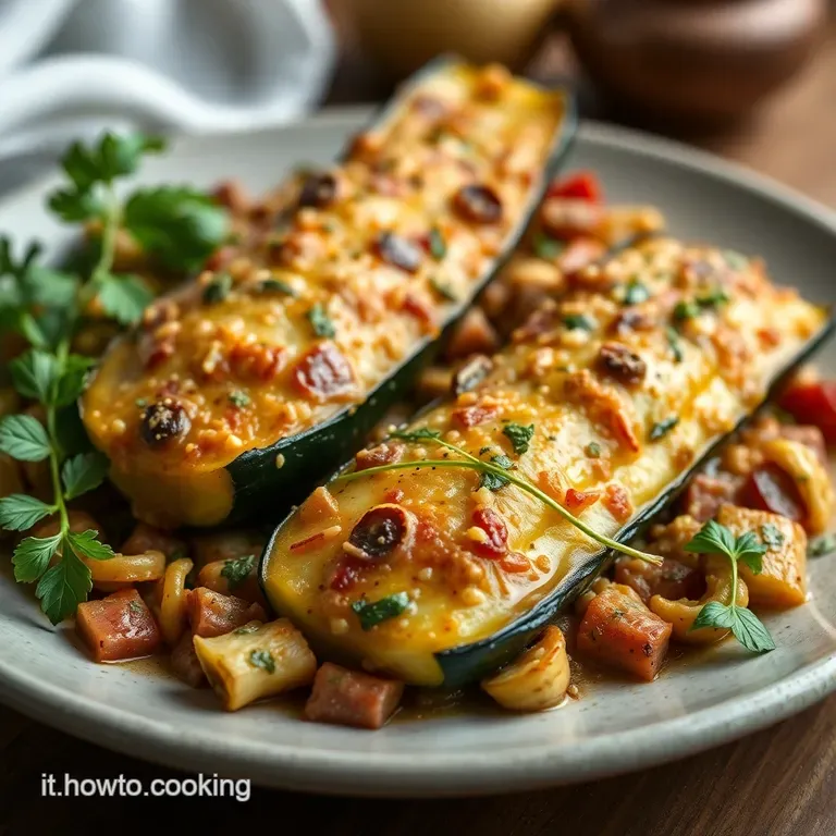 Zucchine Alla Scapece presentation