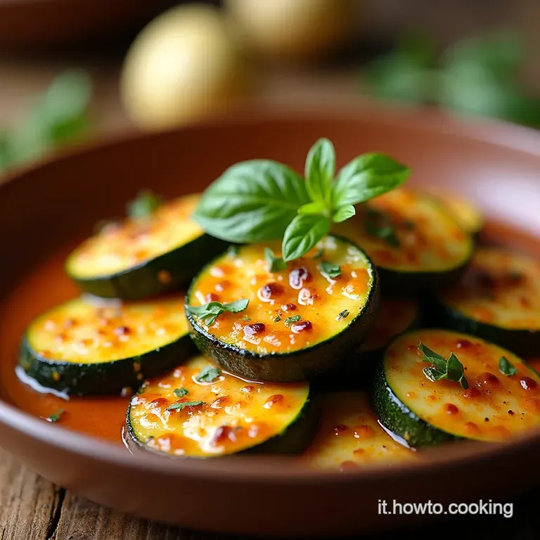 Zucchine in Agrodolce La Ricetta Originale Siciliana presentation