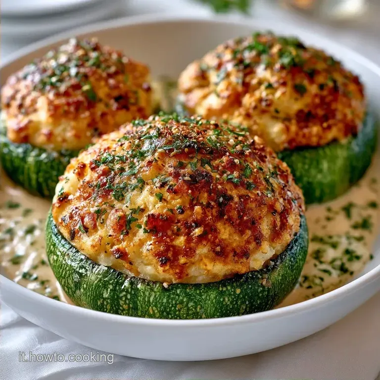 Zucchine Ripiene Vegane al Forno: Cuore Affumicato