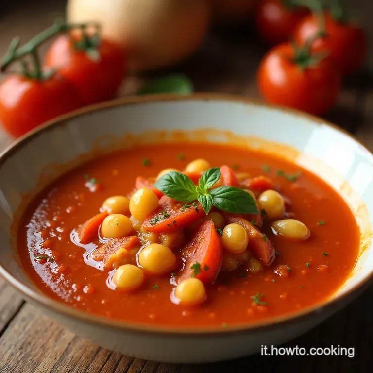 Zuppa Di Cipolle E Pomodoro Un Classico Riconfortante presentation