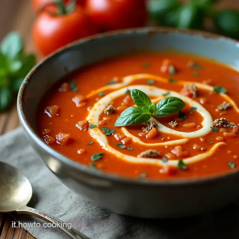 Zuppa di Cipolle e Pomodoro Un Classico Riconfortante