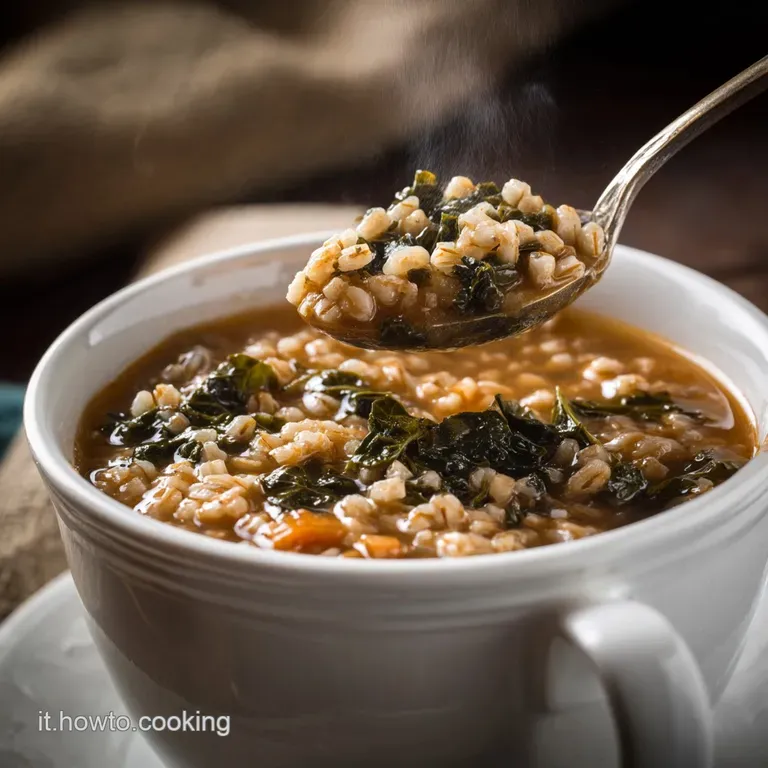 Zuppe Invernali: Farro E Cavolo Nero Rustico Toscano presentation
